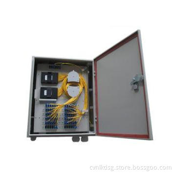 Cold rolled steel Fiber Optic Distribution Box with 164 PLC